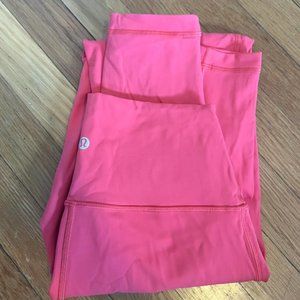 Coral Lululemon leggings